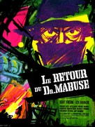 Im Stahlnetz des Dr. Mabuse - French Movie Poster (xs thumbnail)
