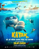 Katak, the Brave Beluga - Vietnamese Movie Poster (xs thumbnail)