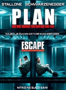 Escape Plan - Croatian DVD movie cover (xs thumbnail)