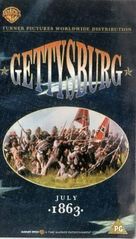 Gettysburg - British VHS movie cover (xs thumbnail)