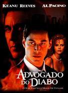 The Devil&#039;s Advocate - Brazilian DVD movie cover (xs thumbnail)