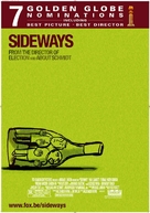 Sideways - Belgian Movie Poster (xs thumbnail)