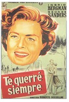 Viaggio in Italia - Spanish Movie Poster (xs thumbnail)