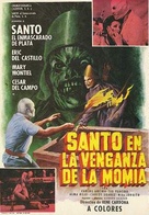 Santo en la venganza de la momia - Mexican Movie Poster (xs thumbnail)