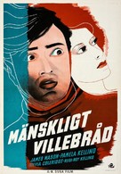 I Met a Murderer - Swedish Movie Poster (xs thumbnail)