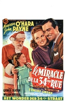 Miracle on 34th Street - Belgian Movie Poster (xs thumbnail)