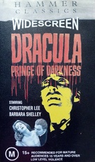 Dracula: Prince of Darkness - Australian VHS movie cover (xs thumbnail)
