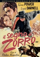 The Mark of Zorro - Italian DVD movie cover (xs thumbnail)