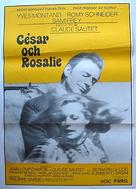 C&eacute;sar et Rosalie - Swedish Movie Poster (xs thumbnail)