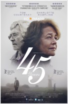 45 Years - Icelandic Movie Poster (xs thumbnail)