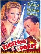 Rendez-vous &agrave; Paris - Belgian Movie Poster (xs thumbnail)