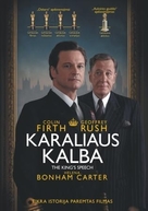 The King&#039;s Speech - Lithuanian DVD movie cover (xs thumbnail)