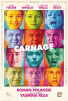 Carnage - Danish Movie Poster (xs thumbnail)