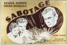 Sabotage - British Movie Poster (xs thumbnail)