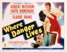 Where Danger Lives - Movie Poster (xs thumbnail)