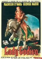 Lady Godiva of Coventry - Italian Movie Poster (xs thumbnail)