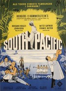 South Pacific - Danish Movie Poster (xs thumbnail)