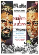 The Agony and the Ecstasy - Spanish Movie Poster (xs thumbnail)