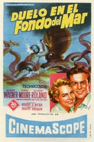 Beneath the 12-Mile Reef - Spanish Movie Poster (xs thumbnail)