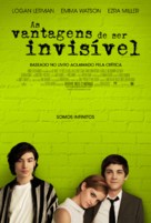 The Perks of Being a Wallflower - Brazilian Movie Poster (xs thumbnail)
