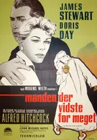 The Man Who Knew Too Much - Danish Movie Poster (xs thumbnail)