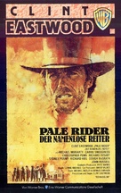Pale Rider - German VHS movie cover (xs thumbnail)