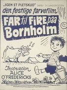 Far til fire p&aring; Bornholm - Danish Movie Poster (xs thumbnail)