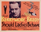Should Ladies Behave - Movie Poster (xs thumbnail)