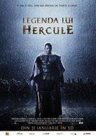 The Legend of Hercules - Romanian Movie Poster (xs thumbnail)
