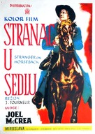 Stranger on Horseback - Yugoslav Movie Poster (xs thumbnail)