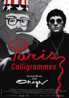 Paris Calligrammes - German Movie Poster (xs thumbnail)