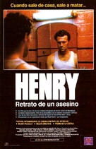 Henry: Portrait of a Serial Killer - Spanish VHS movie cover (xs thumbnail)