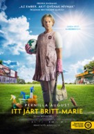 Britt-Marie var h&auml;r - Hungarian Movie Poster (xs thumbnail)