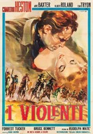 Three Violent People - Italian Movie Poster (xs thumbnail)