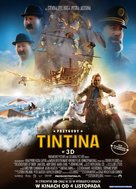 The Adventures of Tintin: The Secret of the Unicorn - Polish Movie Poster (xs thumbnail)