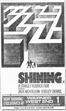 The Shining - British poster (xs thumbnail)