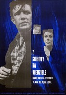 Saturday Night and Sunday Morning - Polish Movie Poster (xs thumbnail)
