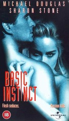 Basic Instinct - British VHS movie cover (xs thumbnail)