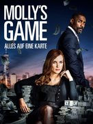 Molly&#039;s Game - German Movie Cover (xs thumbnail)