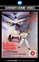 The Legend of the 7 Golden Vampires - British VHS movie cover (xs thumbnail)