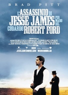 The Assassination of Jesse James by the Coward Robert Ford - Swiss Movie Poster (xs thumbnail)