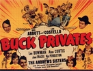 Buck Privates - British Movie Poster (xs thumbnail)