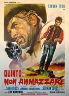 Quinto: non ammazzare - Italian Movie Poster (xs thumbnail)
