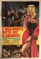 &Egrave; mezzanotte... butta gi&ugrave; il cadavere - Italian Movie Poster (xs thumbnail)