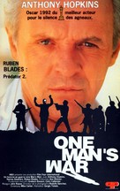 One Man&#039;s War - French VHS movie cover (xs thumbnail)