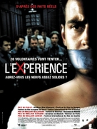 Das Experiment - French Movie Poster (xs thumbnail)