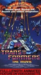 The Transformers: The Movie - VHS movie cover (xs thumbnail)