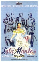 Lola Mont&egrave;s - Spanish Movie Poster (xs thumbnail)