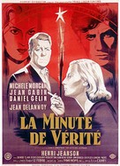 La minute de v&eacute;rit&eacute; - French Movie Poster (xs thumbnail)