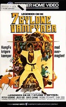 The Legend of the 7 Golden Vampires - Danish VHS movie cover (xs thumbnail)